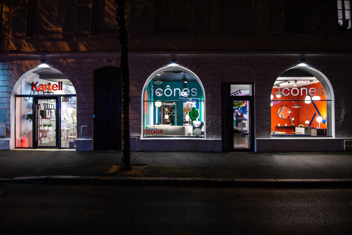 Façade magasin Icones