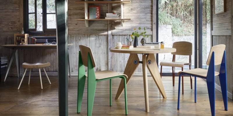 Angers Nantes Cholet Saumur Icones Chaise Standard Vitra SP Vert Blé 1