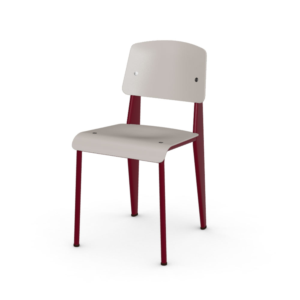Angers Nantes Cholet Saumur Icones Chaise Standard Vitra SP rouge Japonnais 1