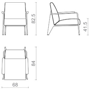 Angers Nantes Cholet Saumur Icones Chaise Vitra Fauteuil de salon Prouvé 11