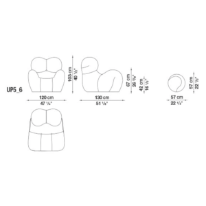 Angers Nantes Cholet Saumur Icones Fauteuil B&B Italia Big Mama UP 3