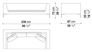Angers Nantes Cholet Saumur Icones Canapé Charles Citterio Antonio B&B Italia 4