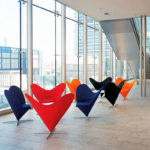 Angers Nantes Cholet Saumur Icones Fauteuil Heart Cone Rouge Verner Panton 9