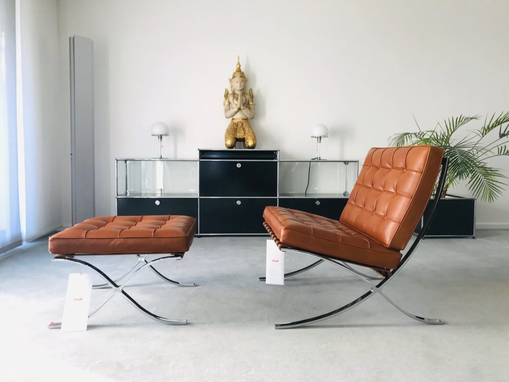 Angers Nantes Cholet Saumur Icones Fauteuil Knoll  Ludwig  Mies van der Rohe Barcelona Cognac 3