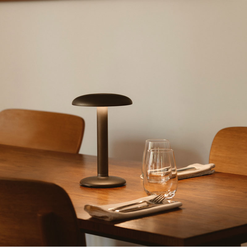 Angers Nantes Cholet Saumur Icones Flos Gustave Lampe Batterie Marron Castiglioni 11