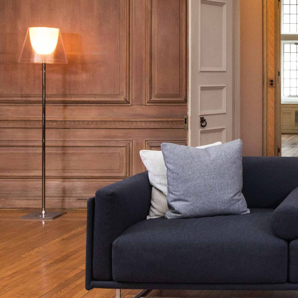 Angers Nantes Cholet Saumur Icones Flos K Tribe T 1 Philippe Starck Bronze Chrome lampadaire 2