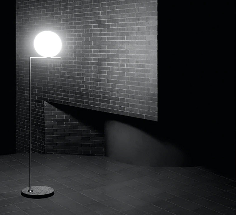 Angers Nantes Cholet Saumur Icones Flos Lampadaire IC Noir Michael Anastassiades 2