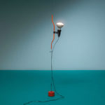 Angers Nantes Cholet Saumur Icones Flos Lampadaire suspension parentesi Castiglioni 50 ans Orange2