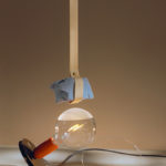 Angers Nantes Cholet Saumur Icones Flos Lampe A poser lampadina orange Castiglioni 2