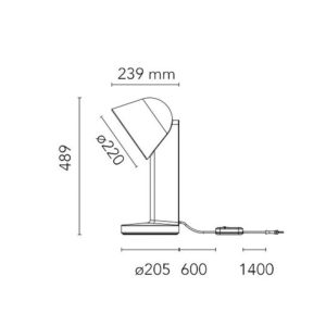 Angers Nantes Cholet Saumur Icones Flos Lampe a poser Rouille Ronan Bouroulec ceramique 2