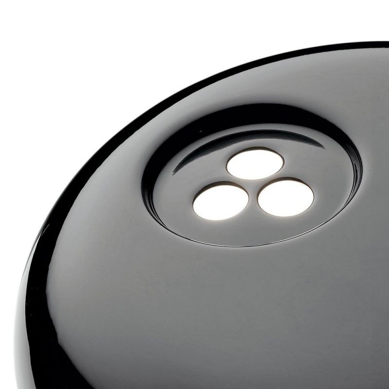 Angers Nantes Cholet Saumur Icones Flos Snoopy Noir Marbre Blanc Achille Castiglioni lampe de table 8