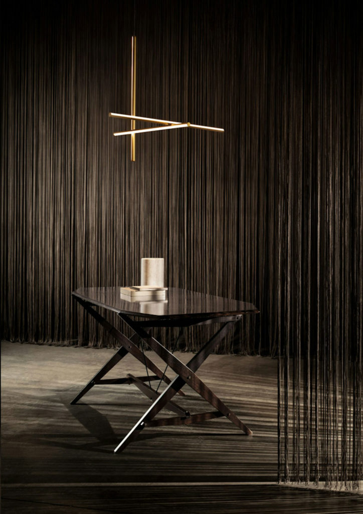 Angers Nantes Cholet Saumur Icones Flos suspension Coordinate S Champagne Anodisé Michael Anastassiades 3