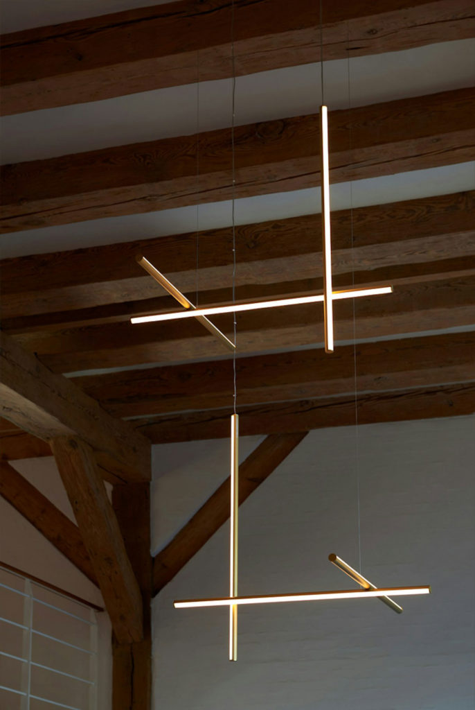 Angers Nantes Cholet Saumur Icones Flos suspension Coordinate S Champagne Anodisé Michael Anastassiades 5