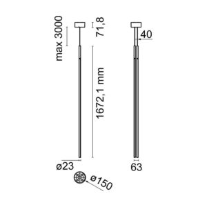 Angers Nantes Cholet Saumur Icones Flos suspension My Line Blanc Mat Michael Anastassiades 5