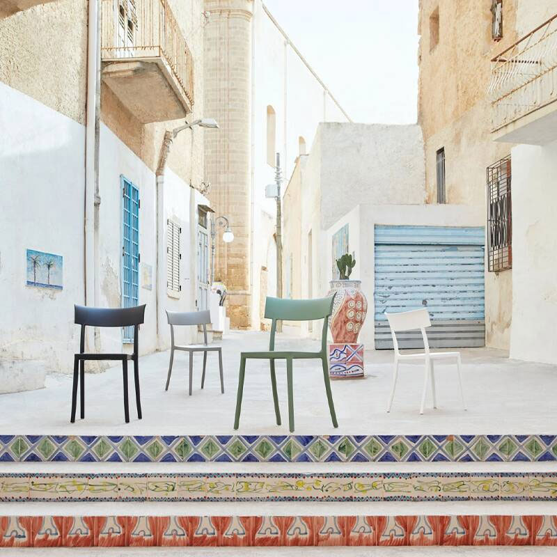 Angers Nantes Cholet Saumur Icones Kartell Chaise Catwalk Noir Mat philippe starck 6