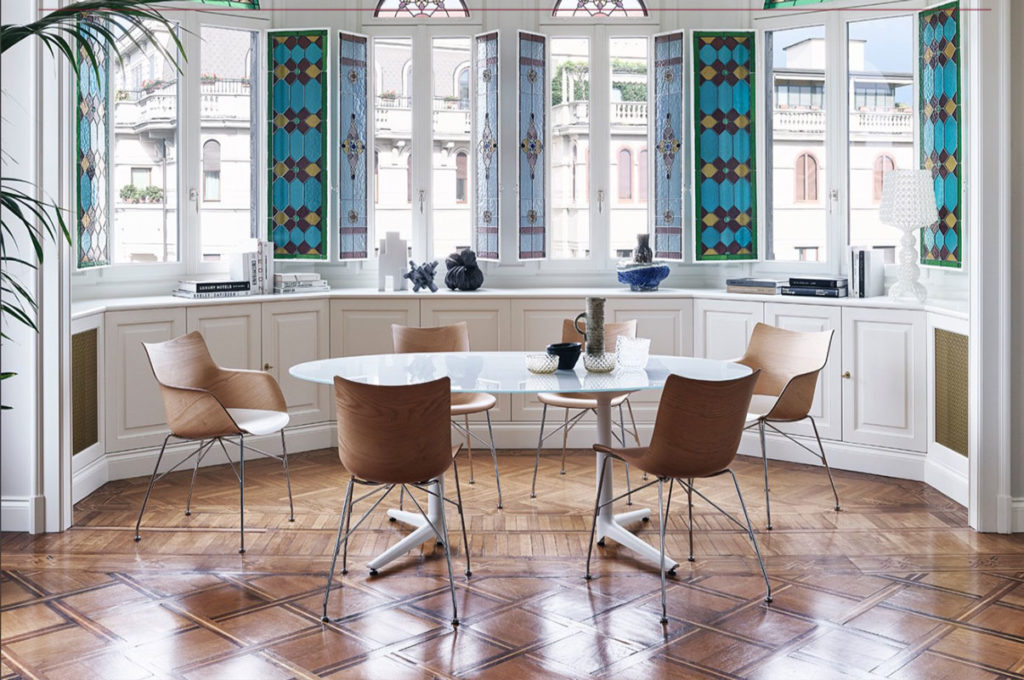 Angers Nantes Cholet Saumur Icones Kartell Chaise P WOOD PWOOD Bois   foncé philippe starck 5