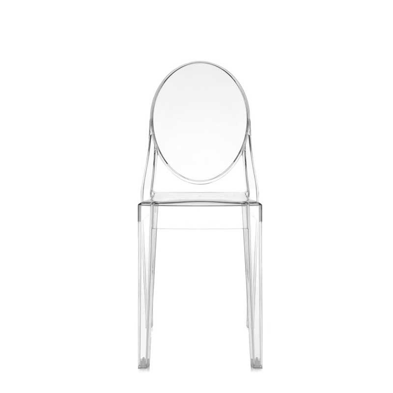 Angers Nantes Cholet Saumur Icones Kartell Chaise cristal transparent Victoria Ghost philippe starck 1
