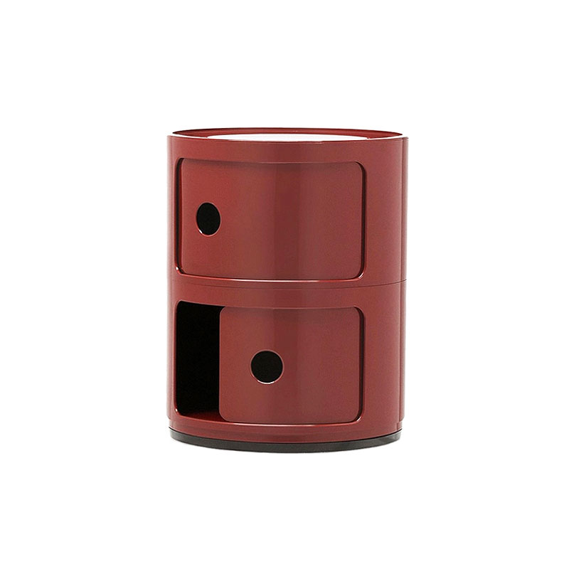 Angers Nantes Cholet Saumur Icones Kartell Componibili Bordeaux brillant rangement 2 portes Anna Castelli Ferrieri 2