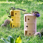 Angers Nantes Cholet Saumur Icones Kartell Componibili Jaune Pâle Menthe Bio rangement 3 portes Anna Castelli Ferrieri 8