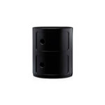 Angers Nantes Cholet Saumur Icones Kartell Componibili Noir brillant rangement 2 portes Anna Castelli Ferrieri 2