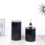 Angers Nantes Cholet Saumur Icones Kartell Componibili Noir brillant rangement 2 portes Anna Castelli Ferrieri 23