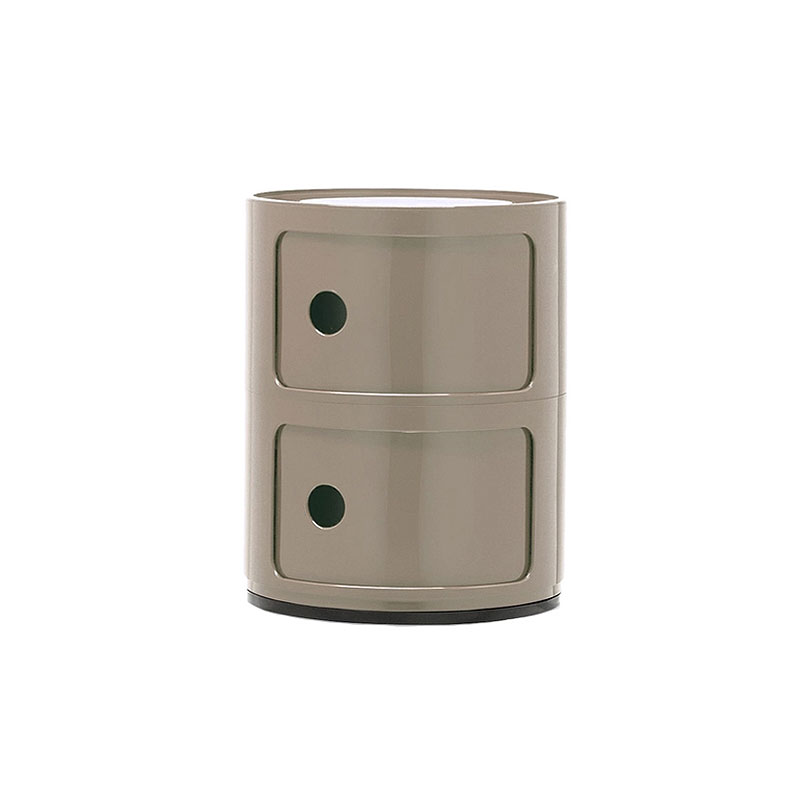 Angers Nantes Cholet Saumur Icones Kartell Componibili Tourterelle brillant rangement 2 portes Anna Castelli Ferrieri 