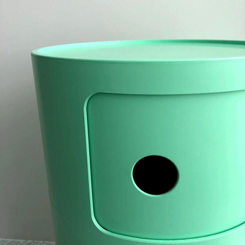 Angers Nantes Cholet Saumur Icones Kartell Componibili Vert Pâle Menthe Bio rangement 3 portes Anna Castelli Ferrieri 13