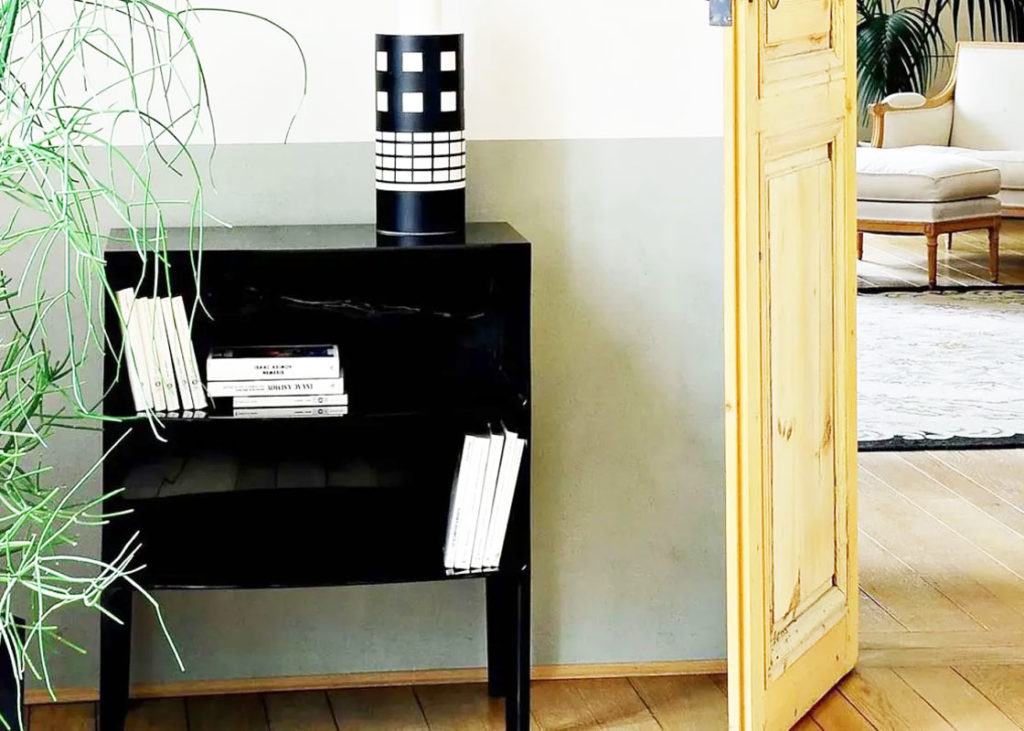 Angers Nantes Cholet Saumur Icones Kartell Console Chevet rangement ghost buster noir brillant Philippe Starck 4