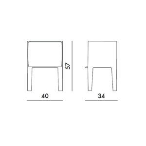 Angers Nantes Cholet Saumur Icones Kartell Console Chevet rangement ghost buster noir brillant Philippe Starck 6