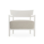 Angers Nantes Cholet Saumur Icones Kartell Fauteuil Cara outdoor beige mat blanc Philippe Starck 2