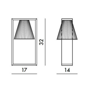 Angers Nantes Cholet Saumur Icones Kartell Lampe a poser Light Air cristal transparent tissu Eugeni Quitllet8