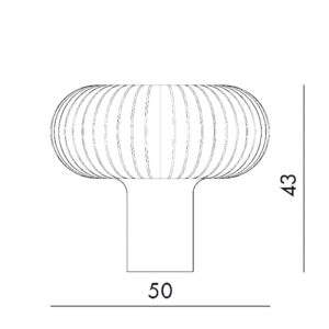 Angers Nantes Cholet Saumur Icones Kartell Lampe a poser Teresa bleu petrole Ferruccio  Laviani  4