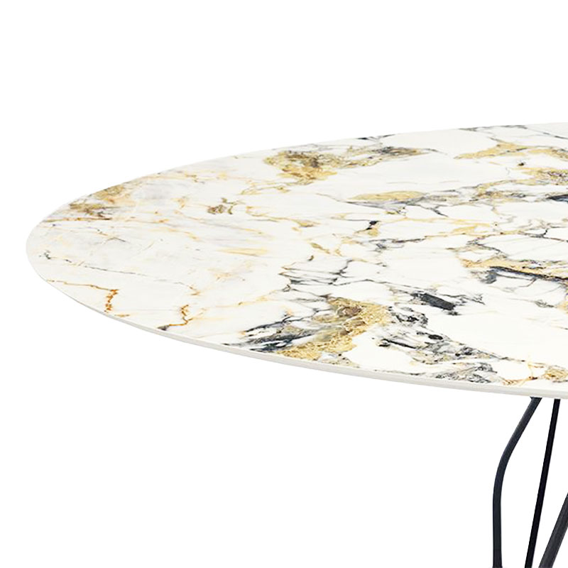 Angers Nantes Cholet Saumur Icones Kartell Table Glossy Symphonie Antonio Citterio ovale 7