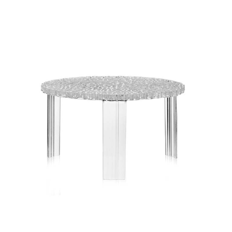 Angers Nantes Cholet Saumur Icones Kartell Table basse gueridon table d'appoint cristal transparent Patricia Urquiola 