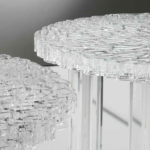Angers Nantes Cholet Saumur Icones Kartell Table basse gueridon table d'appoint cristal transparent Patricia Urquiola 4