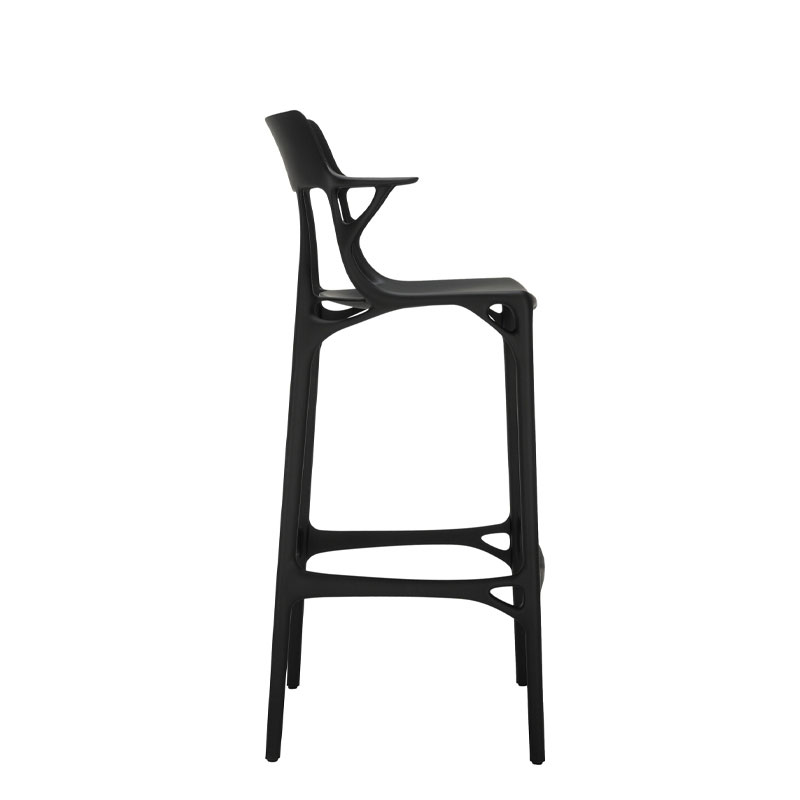 Angers Nantes Cholet Saumur Icones Kartell Tabouret 75 Haut A.I Noir philippe starck 0