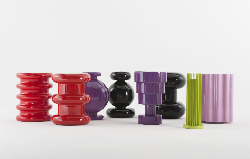 Angers Nantes Cholet Saumur Icones Kartell Tabouret Rose pilastro Ettore  Sottsass 6