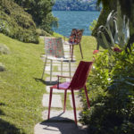 Angers Nantes Cholet Saumur Icones Kartell fauteuil chaise H.H.H. H.H.H. Upholstered fabric flowers vert philippe starck 4