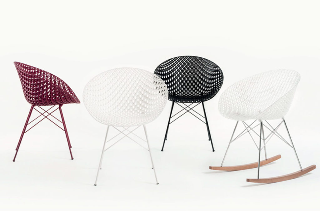 Angers Nantes Cholet Saumur Icones Kartell fauteuil chaise Smatrik Blanc Chrome Tokujin Yoshioka 6