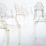 Angers Nantes Cholet Saumur Icones Kartell fauteuil cristal transparent Louis Ghost philippe starck 12