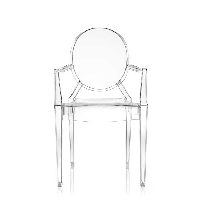 Angers Nantes Cholet Saumur Icones Kartell fauteuil cristal transparent Louis Ghost philippe starck 2