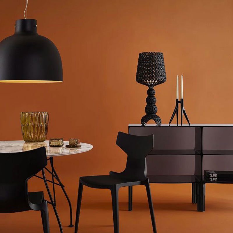 Angers Nantes Cholet Saumur Icones Kartell kabuki noir mat lampe a poser Blanc Ferruccio Laviani 4