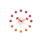 Angers Nantes Cholet Saumur Icones Objet Vitra deco Nelso horloge murale ball clock sunset dawn edition limitee 1