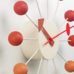 Angers Nantes Cholet Saumur Icones Objet Vitra deco Nelso horloge murale ball clock sunset dawn edition limitee 14