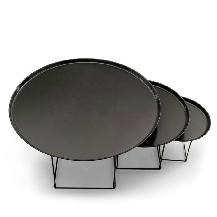 Angers Nantes Cholet Saumur Icones Table basse B&B Italia  Patricia Urquiola FAT FAT Noir 2