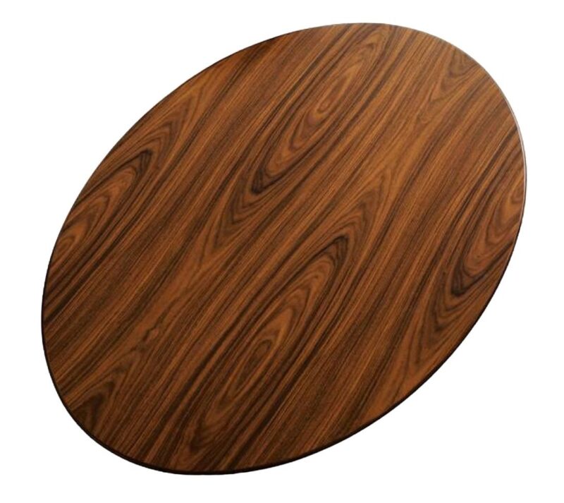 Angers Nantes Cholet Saumur Icones gueridon Knoll Eroe Saarinen Gueridon Palissandre rilsan noir 3