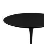 Angers Nantes Cholet Saumur Icones gueridon Knoll Eroe Saarinen Gueridon noir stratifié Fenix 0