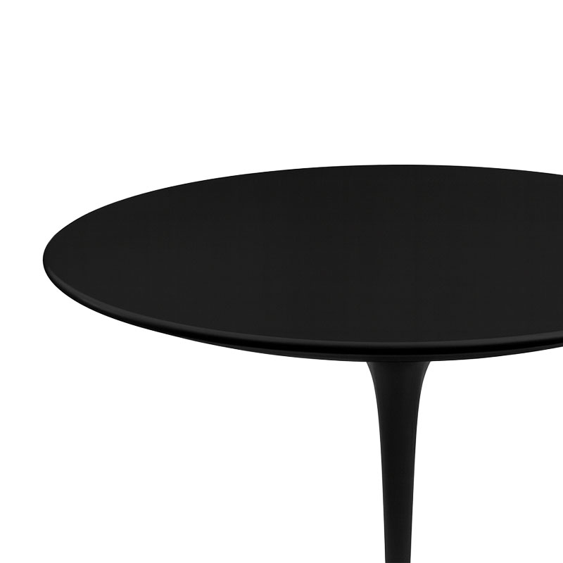 Angers Nantes Cholet Saumur Icones gueridon Knoll Eroe Saarinen Gueridon noir stratifié Fenix 0