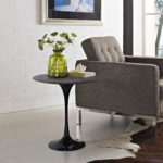 Angers Nantes Cholet Saumur Icones gueridon Knoll Eroe Saarinen Gueridon noir stratifié Fenix 4