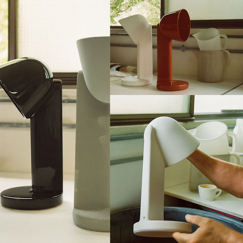 Angers Nantes Cholet Saumur Paris Bordeaux Laval Le Mans Icones Flos Lampe a poser Vert Mousse Ronan Bouroulec ceramique 3